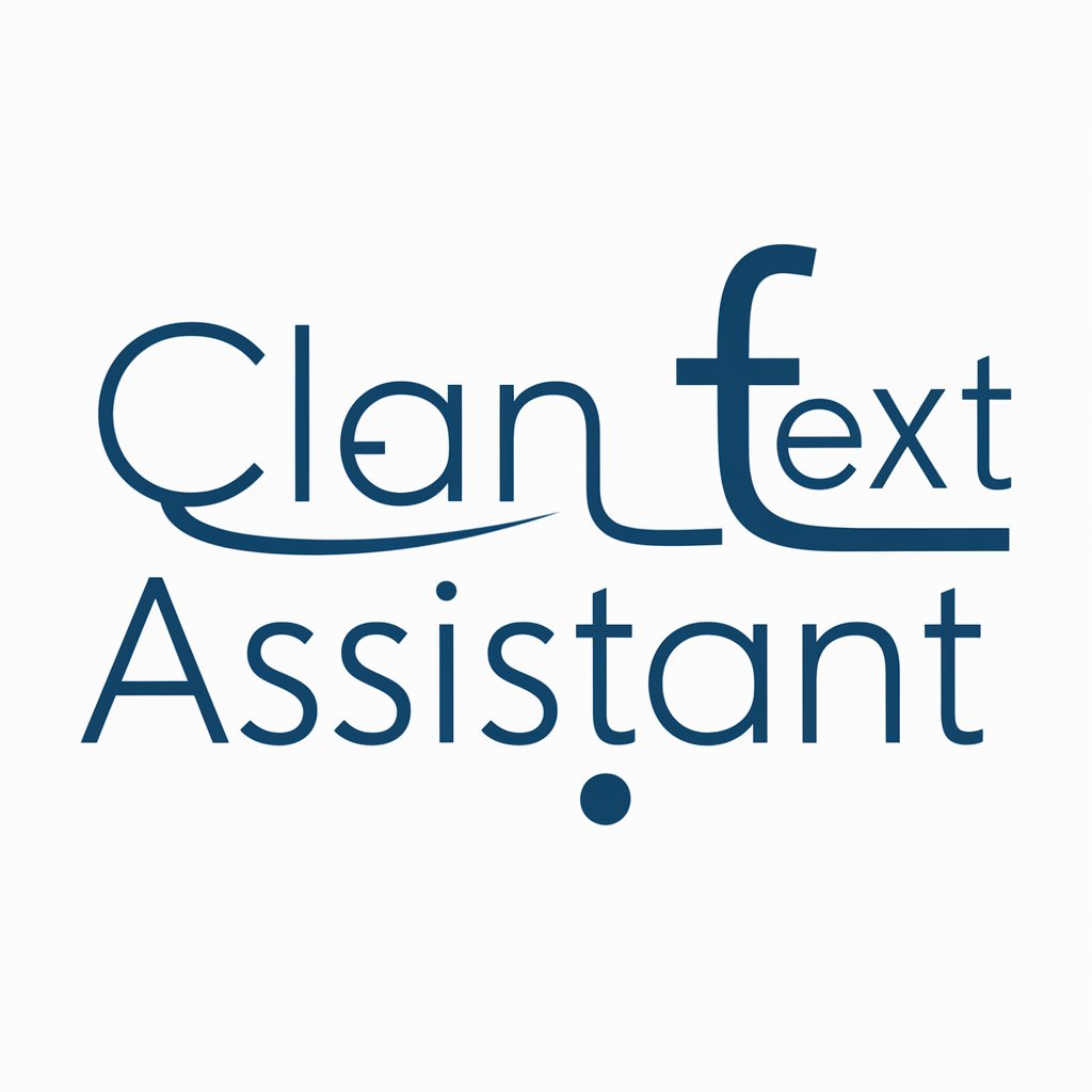 Clean Text Assistant