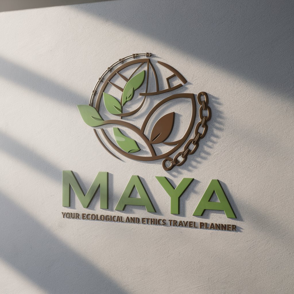 Maya, Your Ecological And Ethics Travel Planner in GPT Store