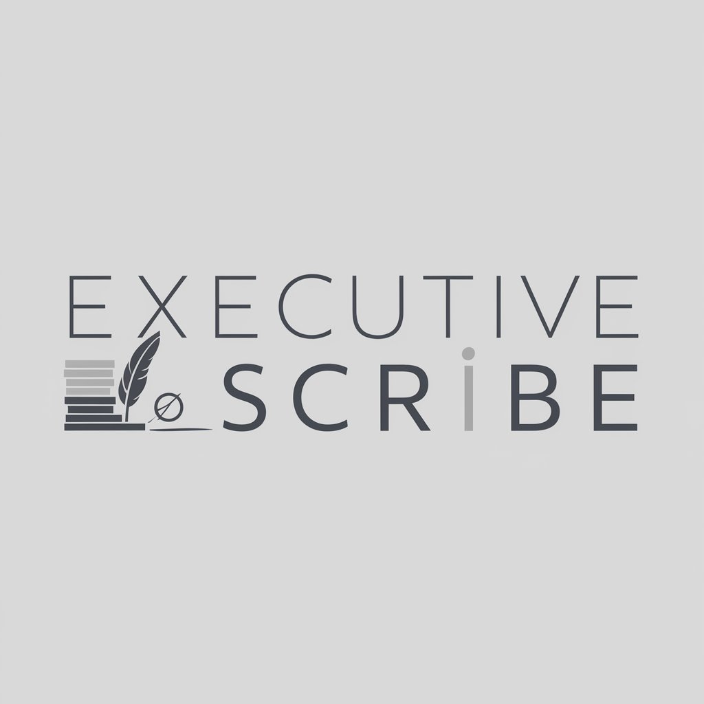 executive scribe in GPT Store