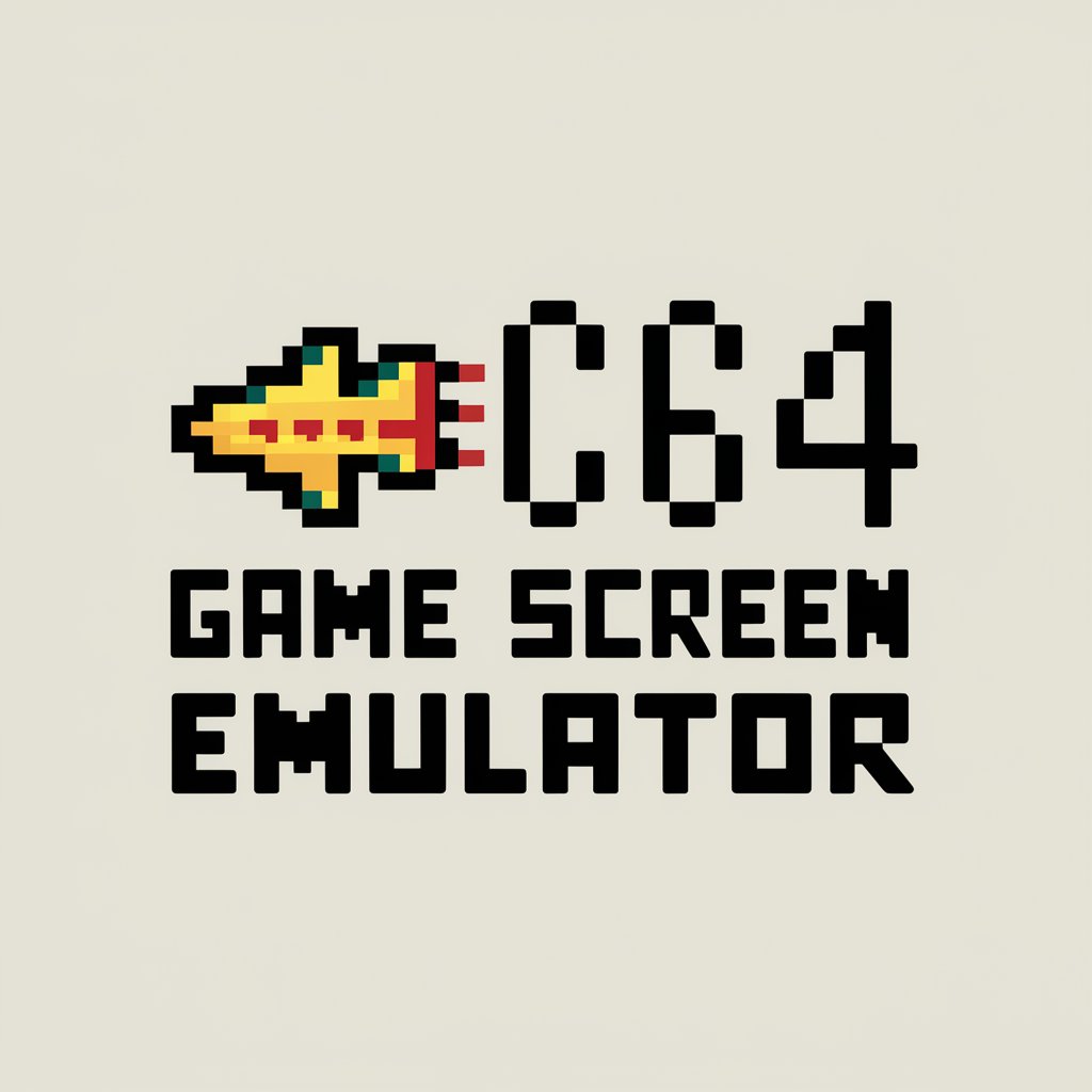 C64 game screen emulator