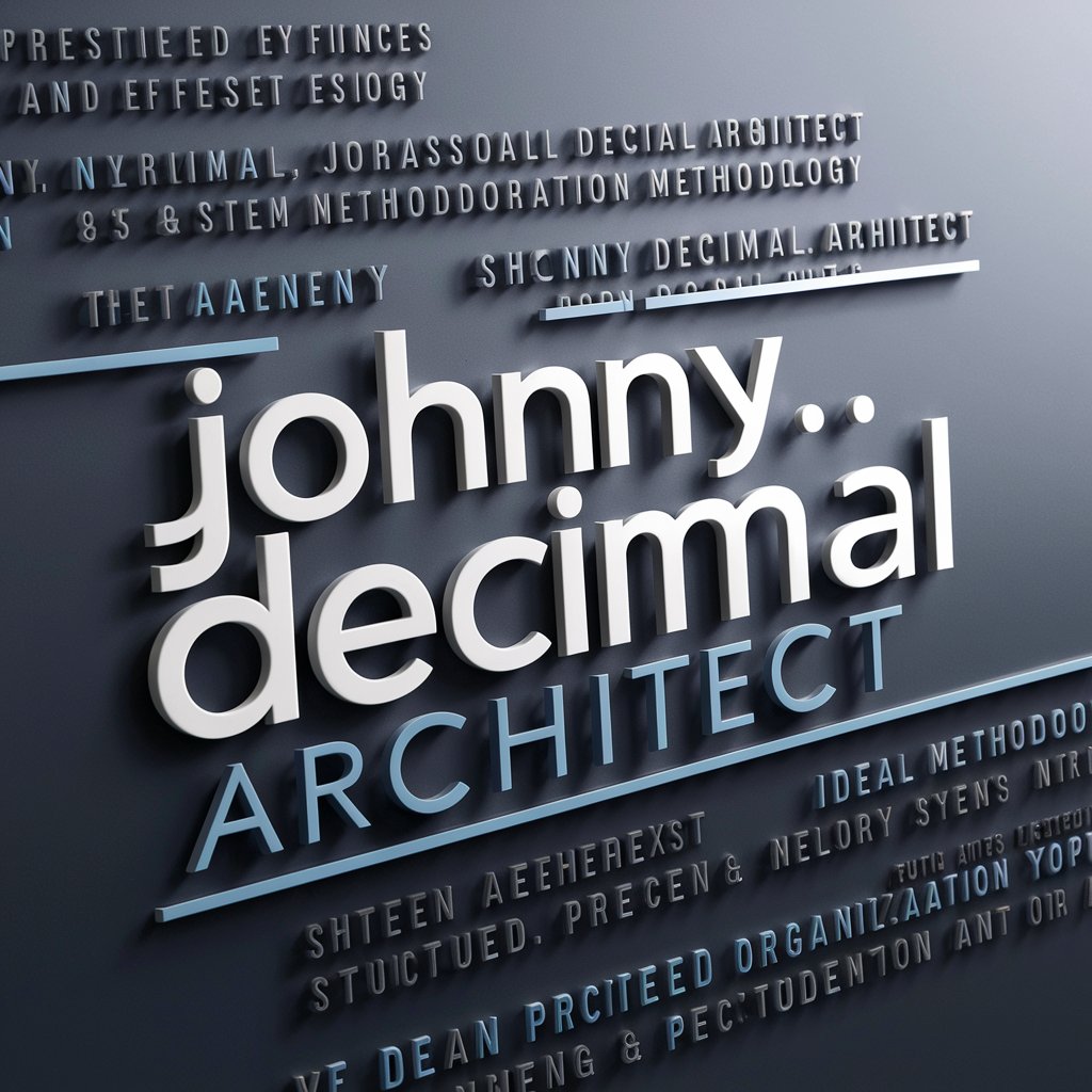 Johnny.Decimal Architect