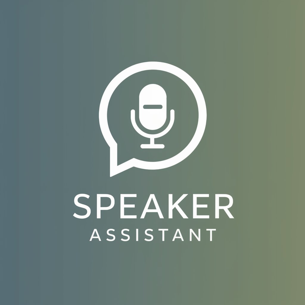 Speaker Assistant in GPT Store