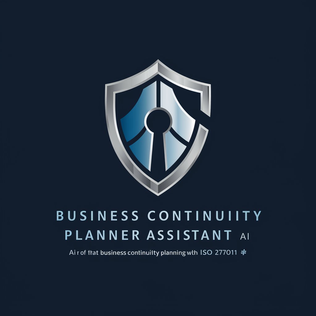 Business Continuity Planner Assistant in GPT Store