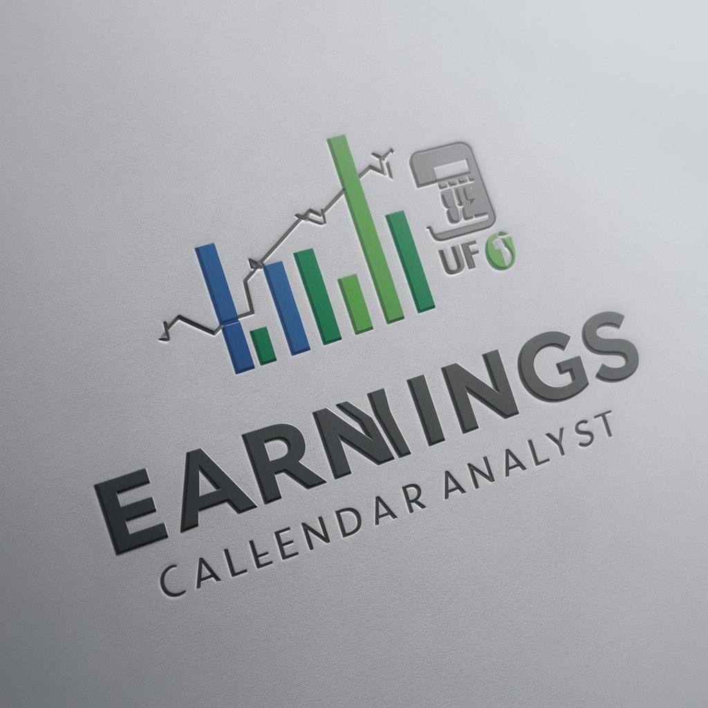 Earnings Calendar Analyst in GPT Store