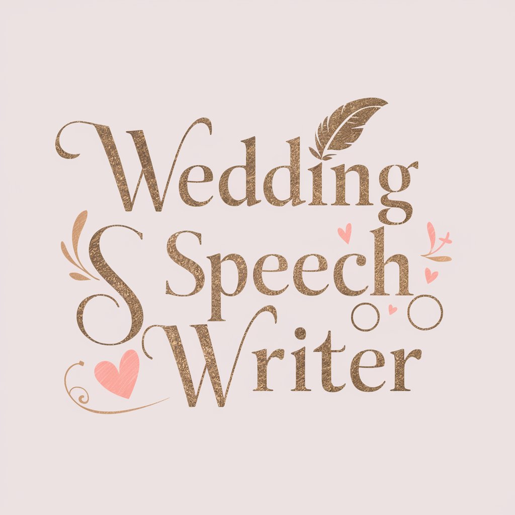 Wedding Speech Writer in GPT Store