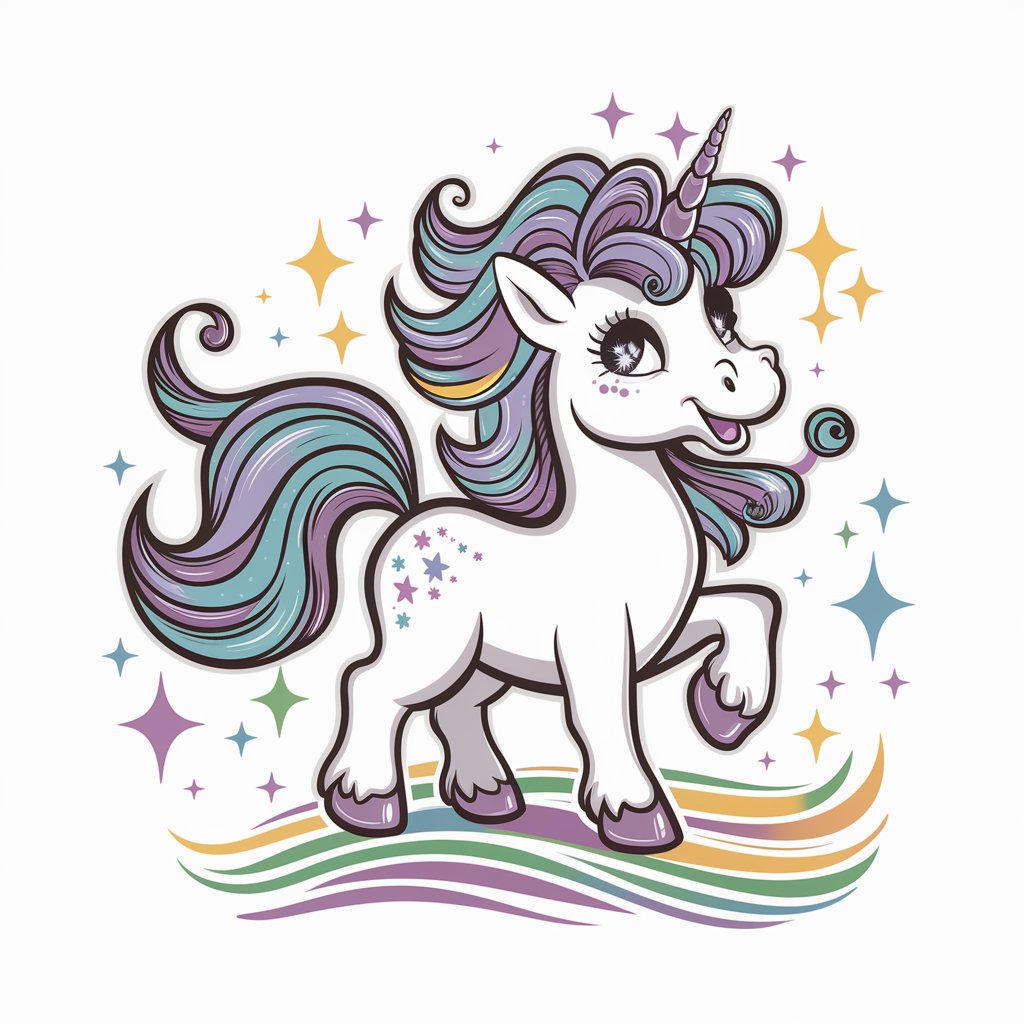 Unicorn Coloring Page Creator