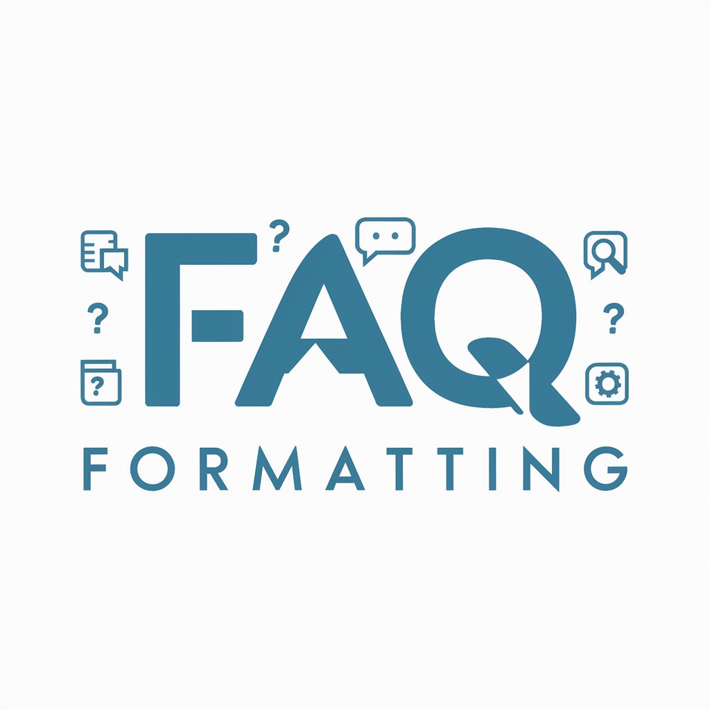 FAQ formatting