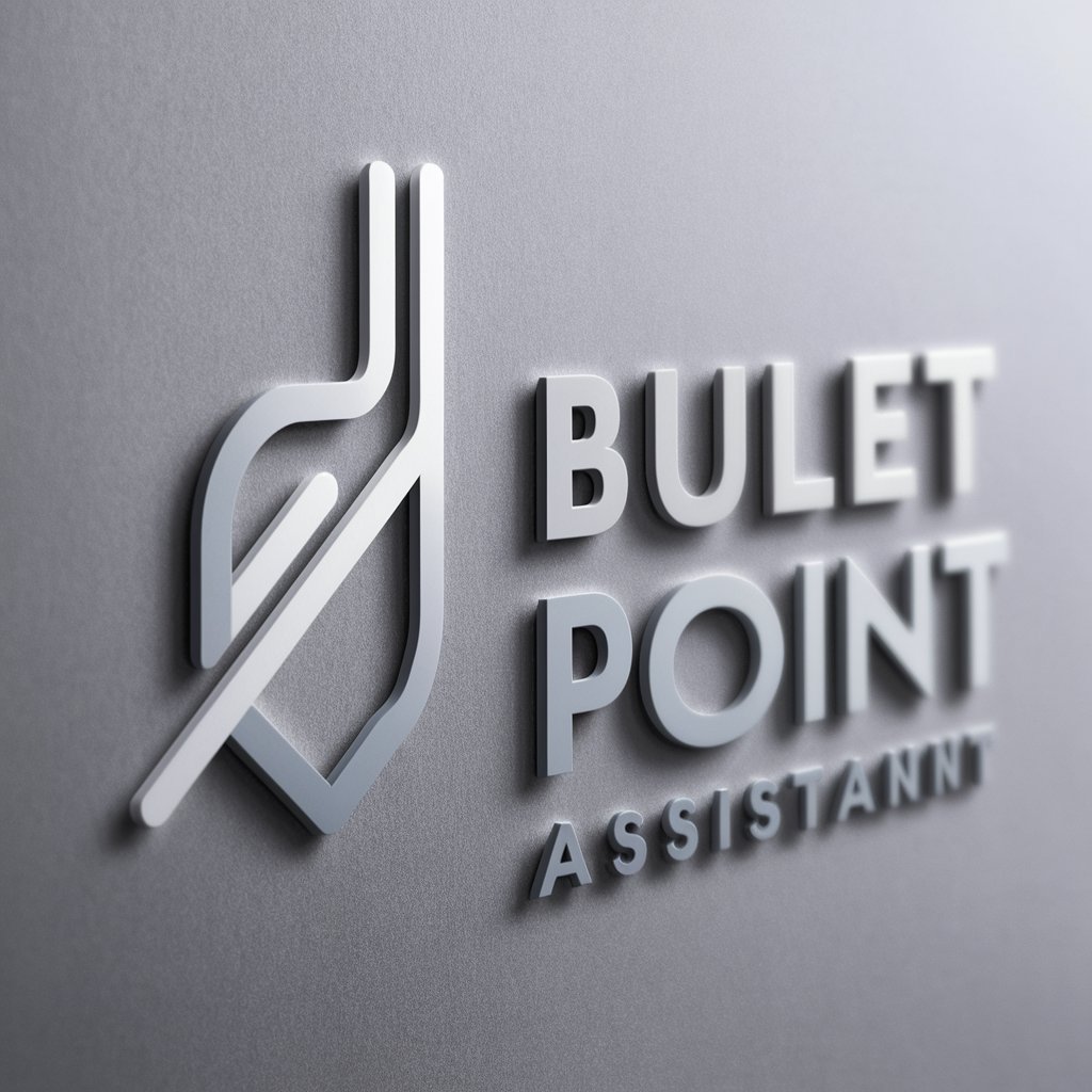 Bullet Point Assistant in GPT Store