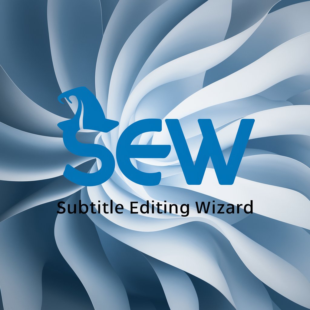 Subtitle Editing Wizard in GPT Store