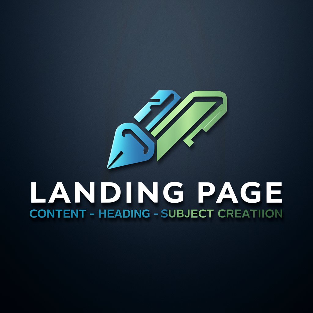 Landing page content - heading- subject Creation
