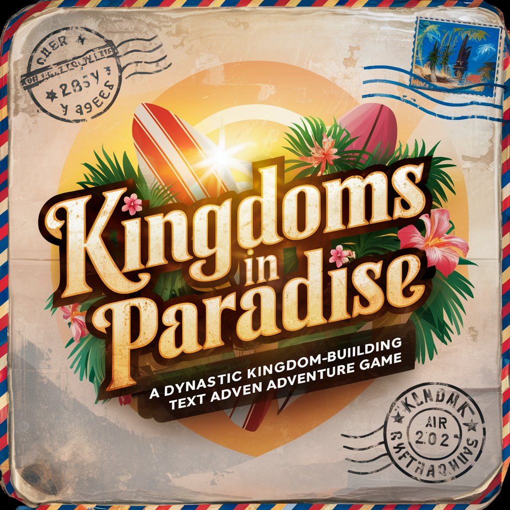 Kingdoms in Paradise, a text adventure game