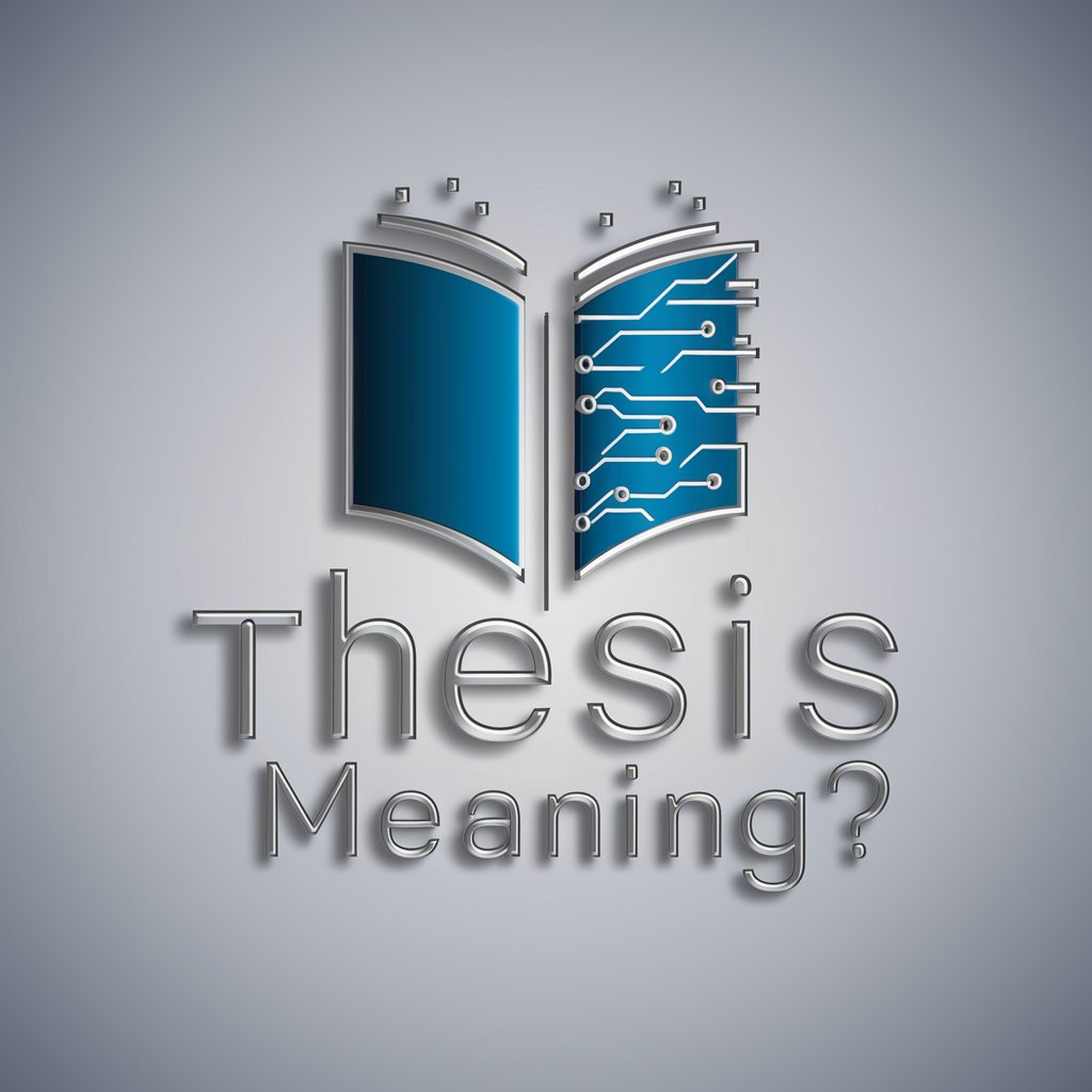 Thesis meaning?