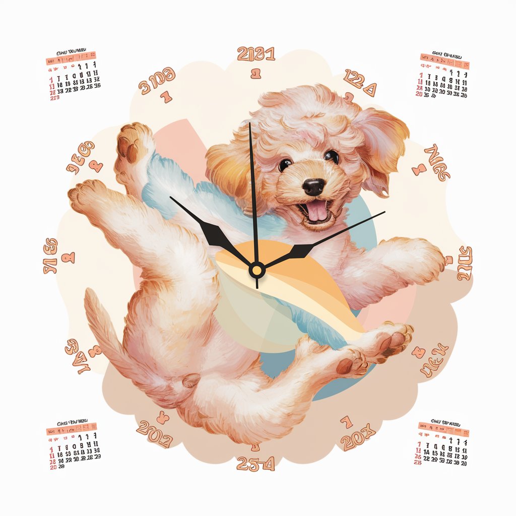 トイ・プードルの子犬のカレンダー作成 in GPT Store