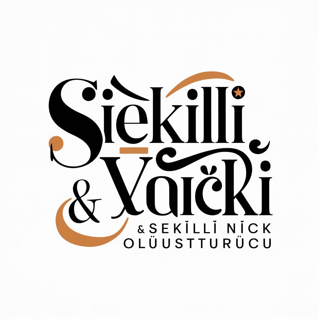 Şekilli Yazı & Şekilli Nick Oluşturucu