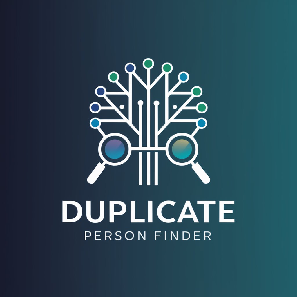 Duplicate Person Finder in GPT Store