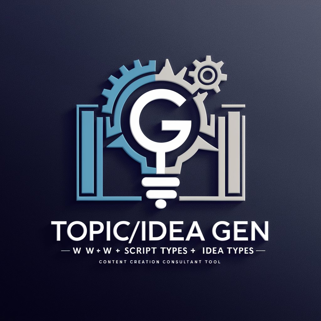 Topic/ Idea Gen | w | Script Types + Idea Types