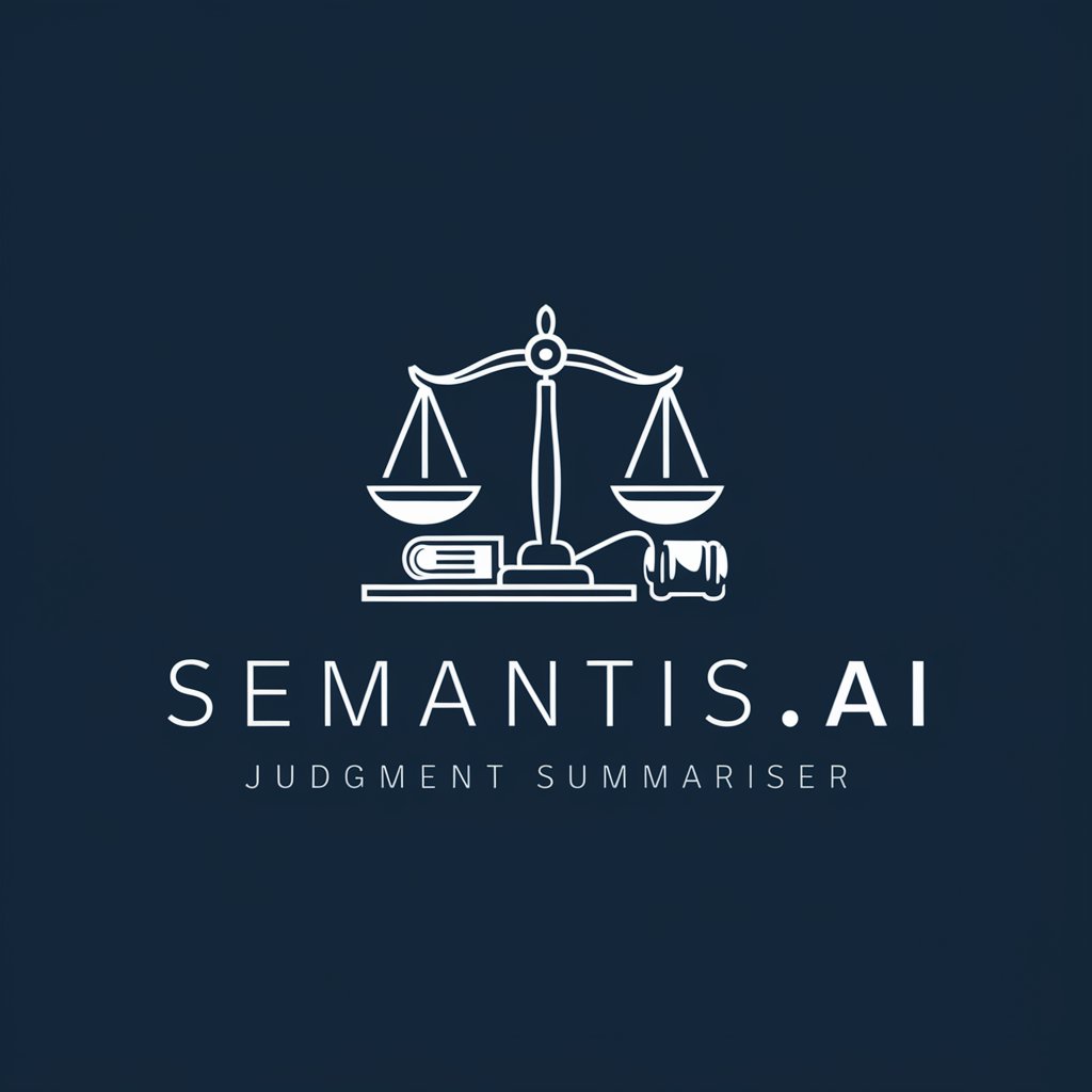SemantisAI Comprehensive Judgment Summariser in GPT Store