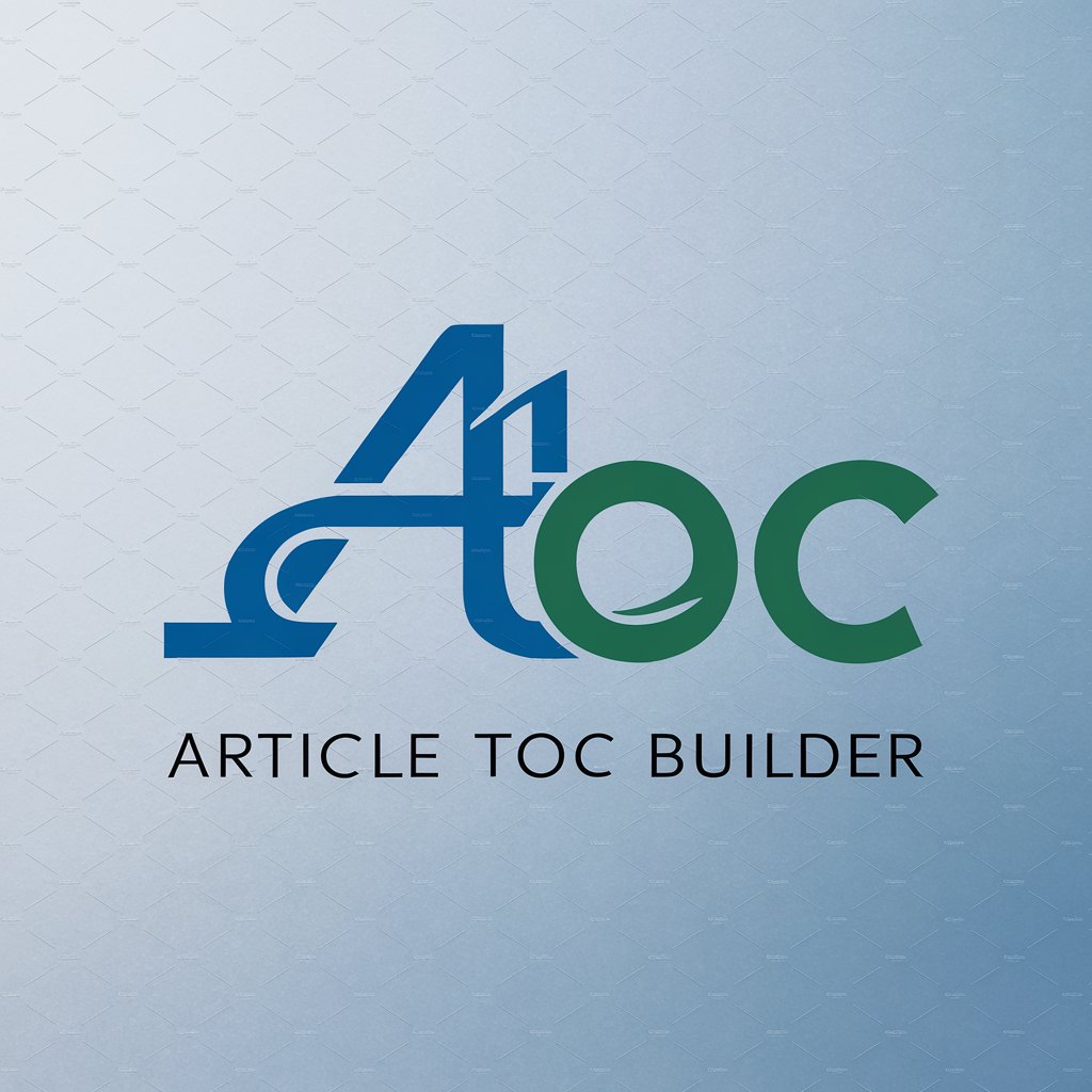 Article TOC Builder
