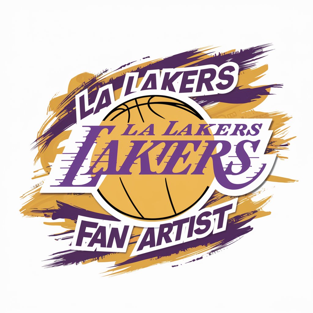 LA Lakers Fan Artist