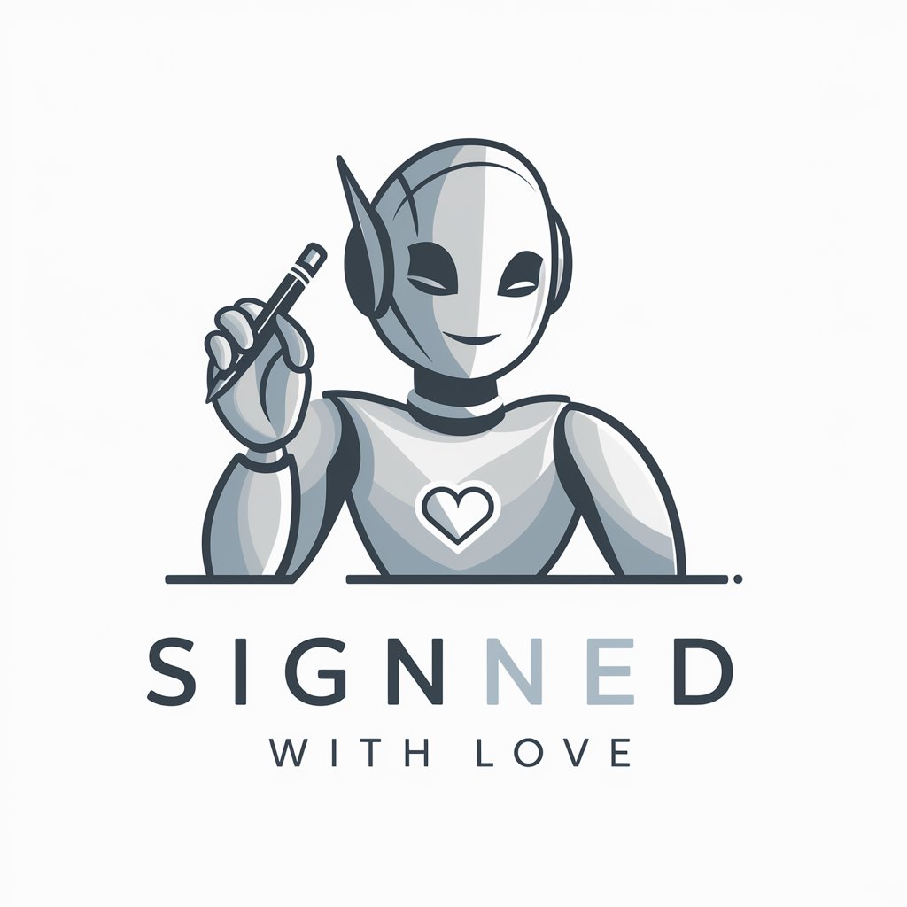 Signed With Love meaning?