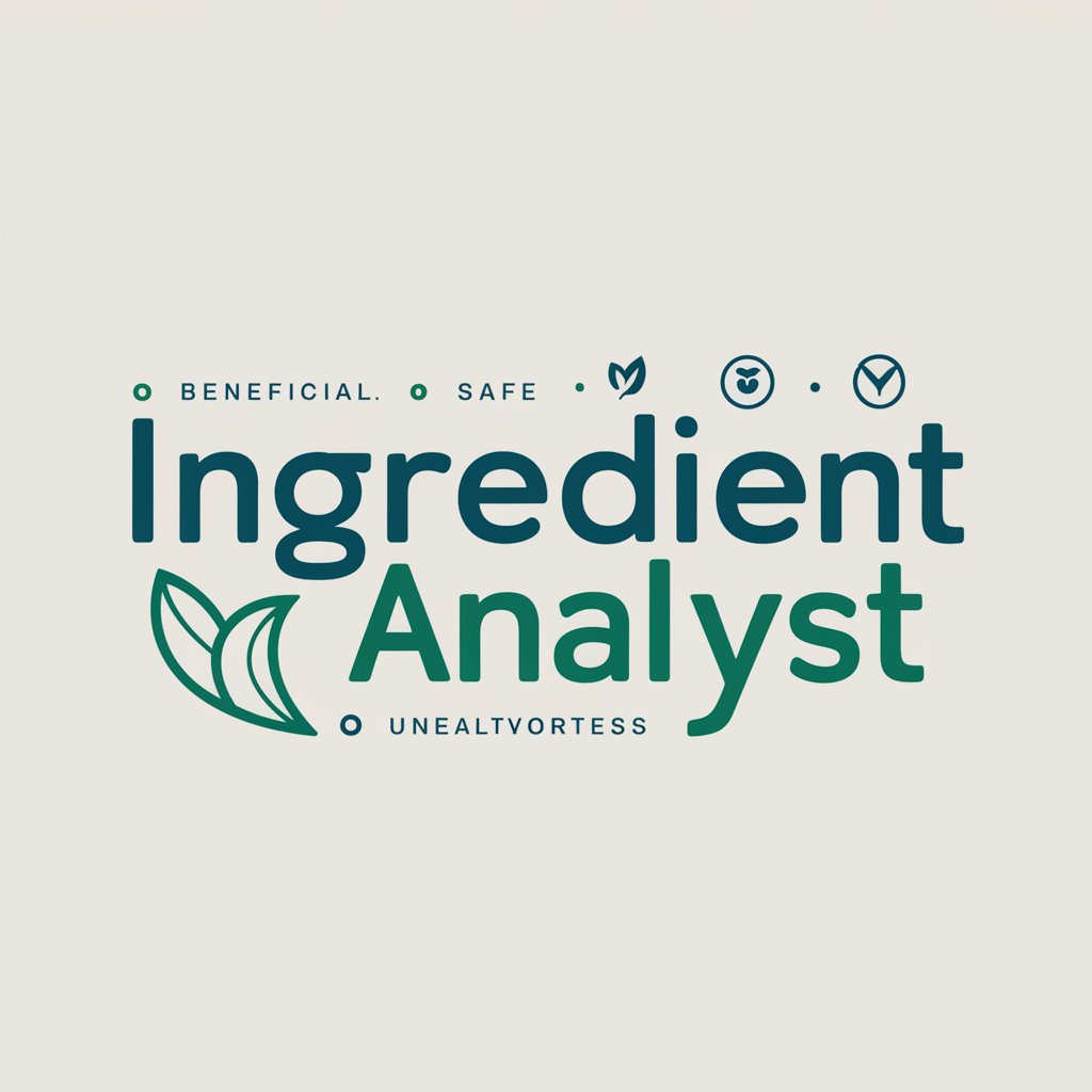 Ingredient Analyst in GPT Store