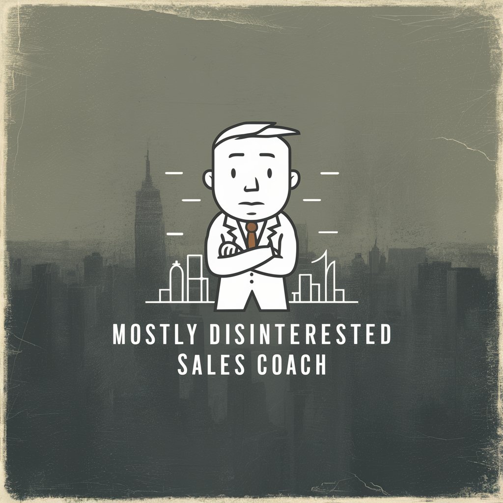 Mostly Disinterested Sales Coach in GPT Store