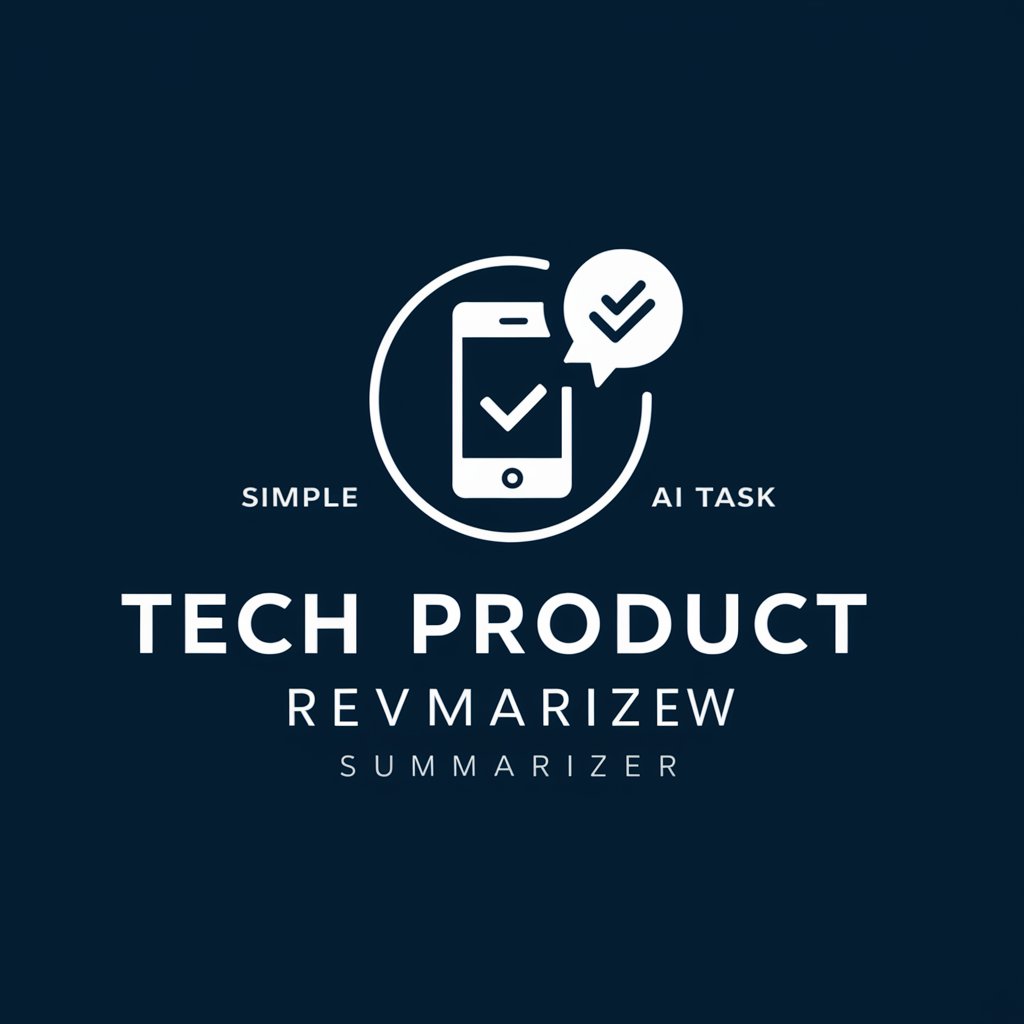 Tech Product Review Summarizer in GPT Store
