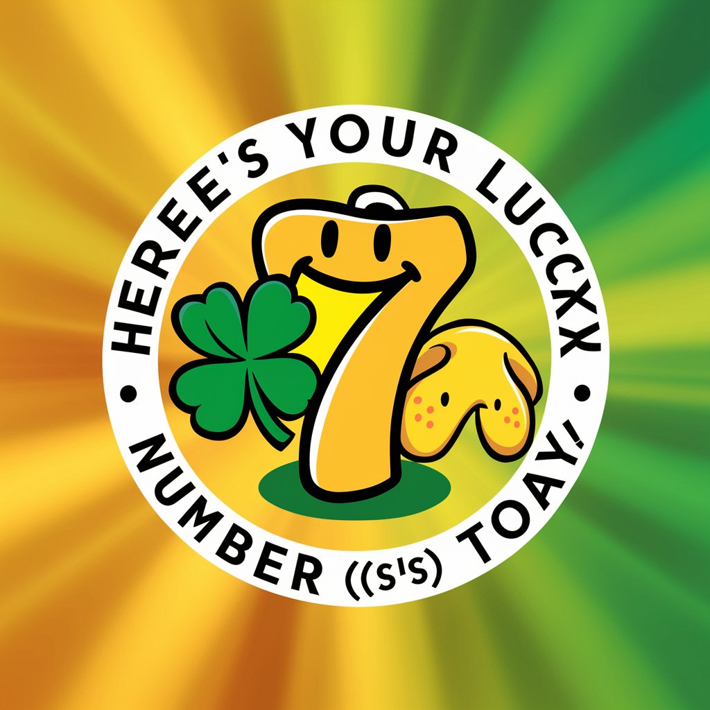 Here’s Your Lucky Number(s) Today! in GPT Store