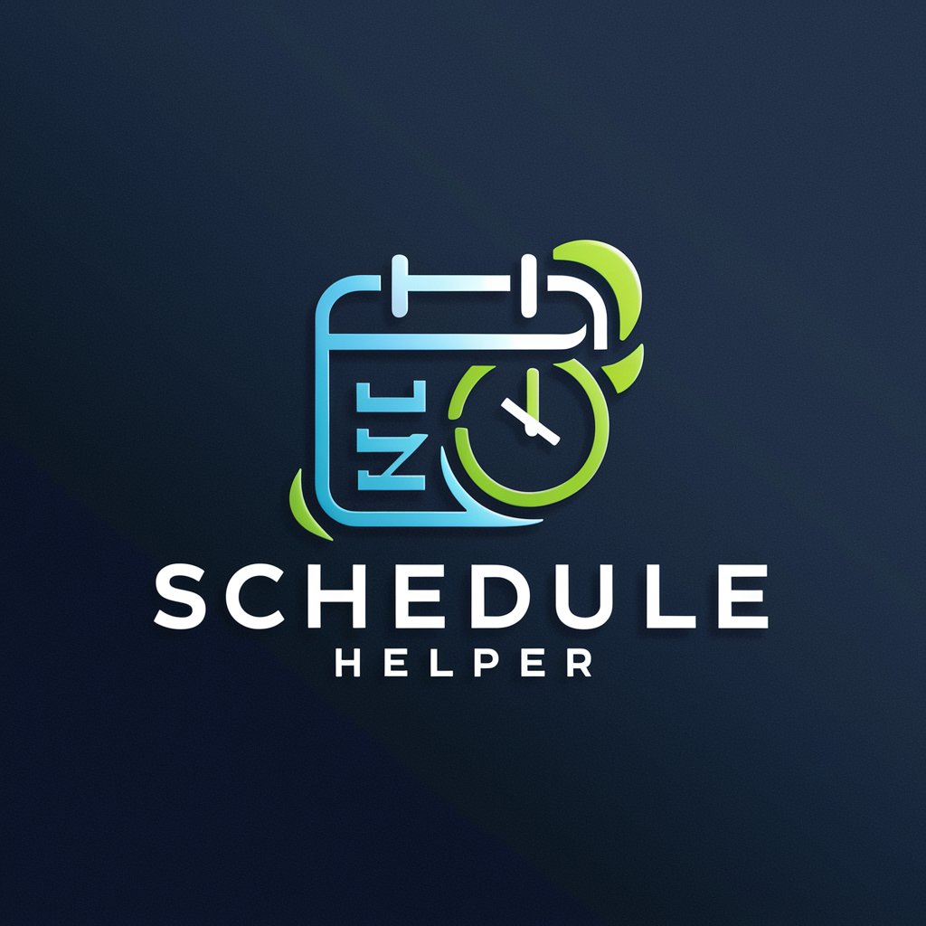 Schedule Helper in GPT Store