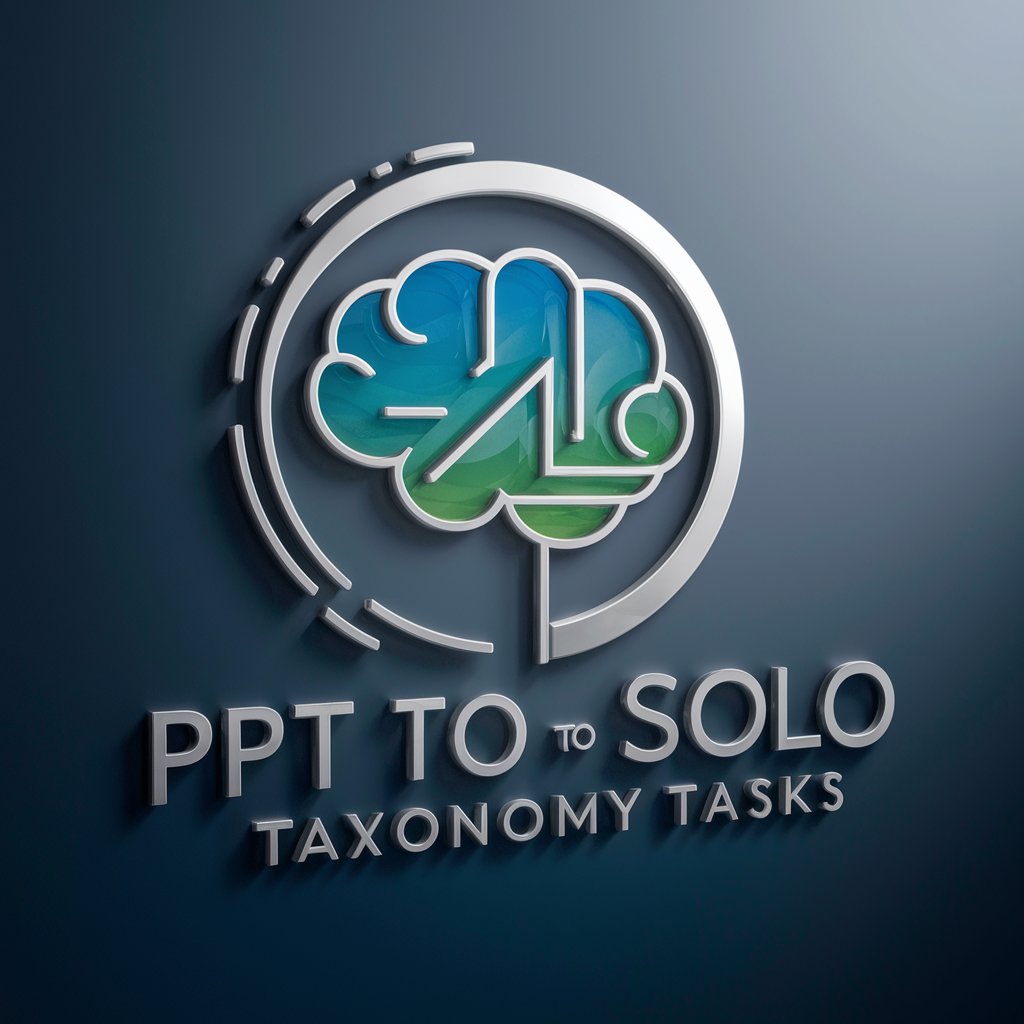 PPT to SOLO Taxonomy Tasks in GPT Store