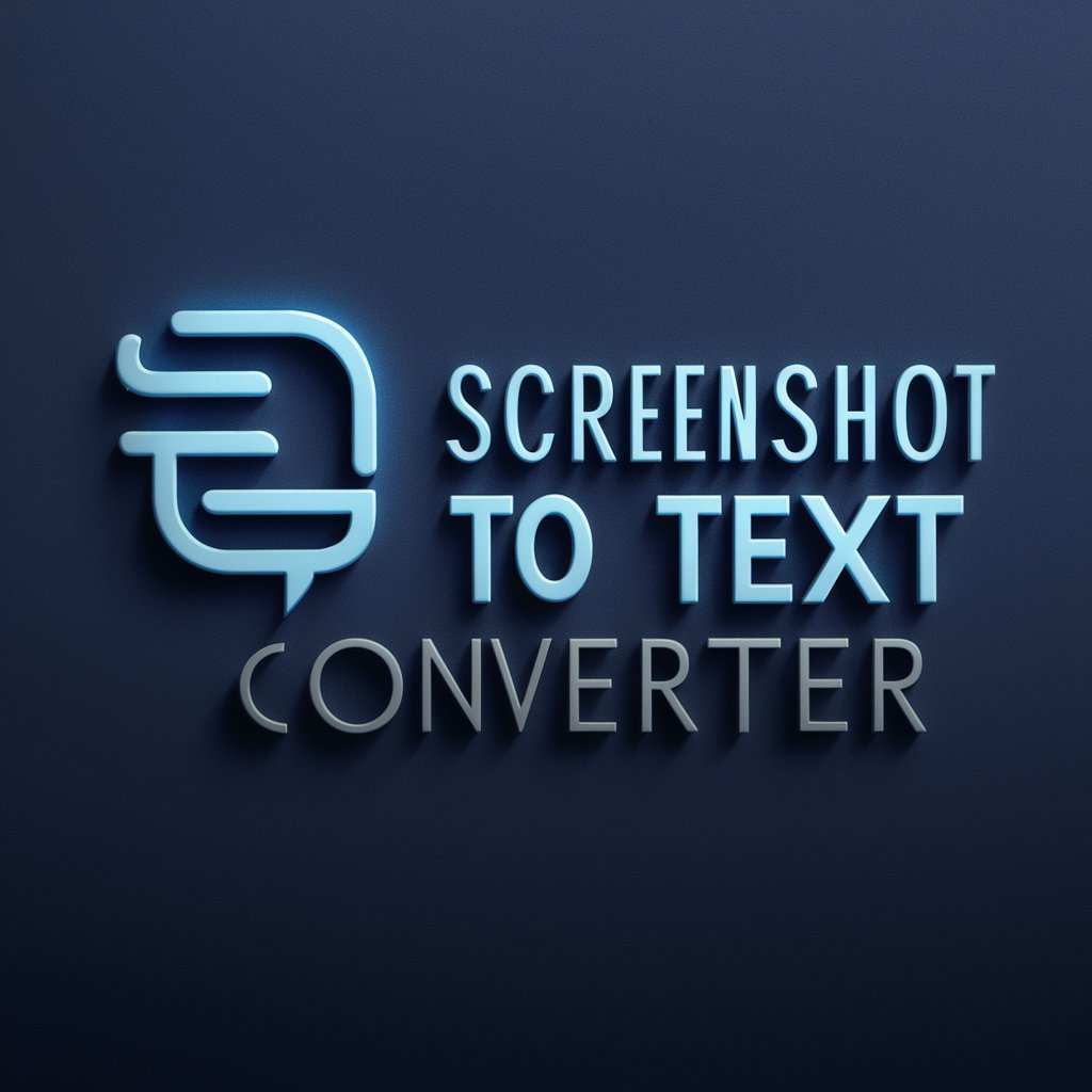 Screenshot to Text Converter