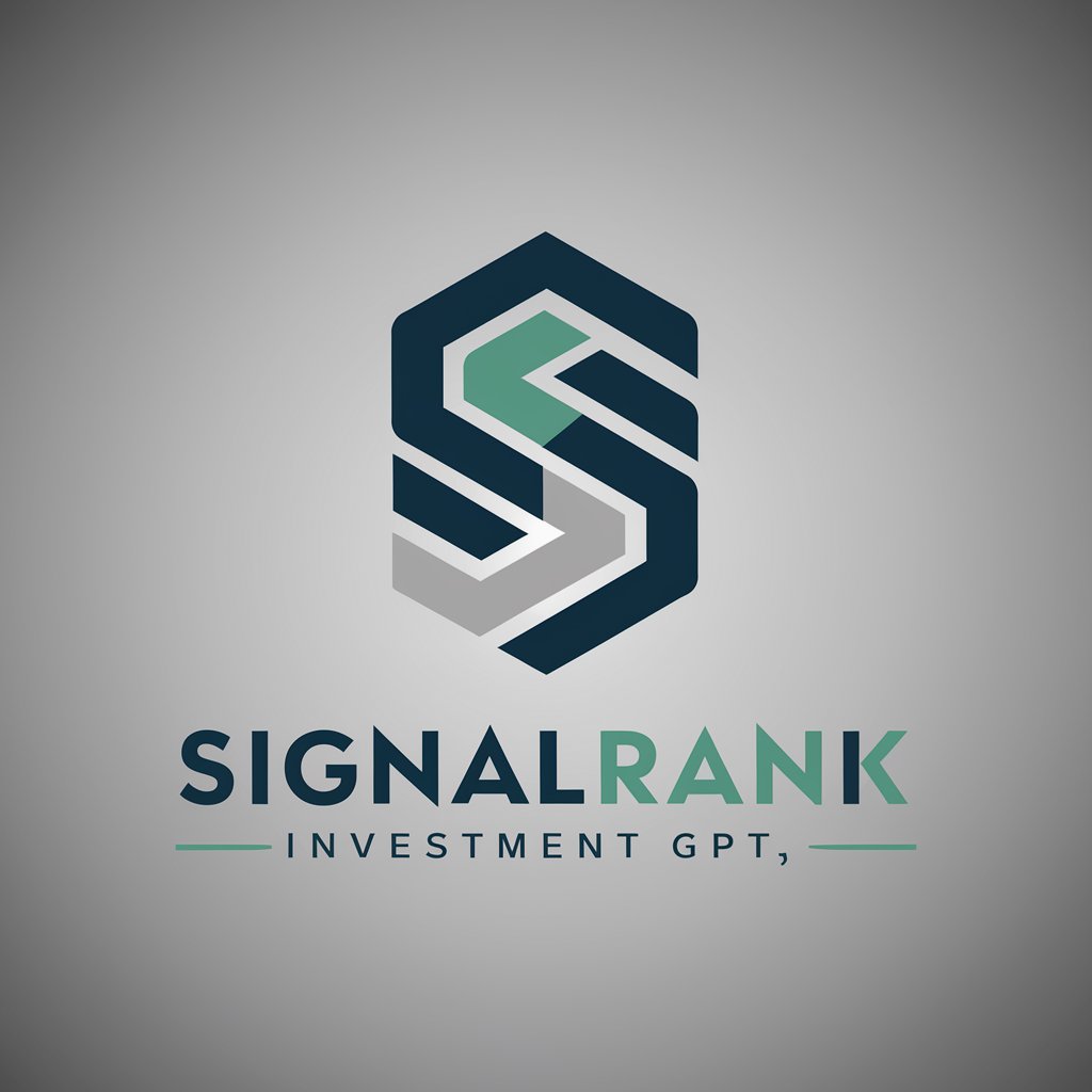 SignalRank Investment GPT in GPT Store