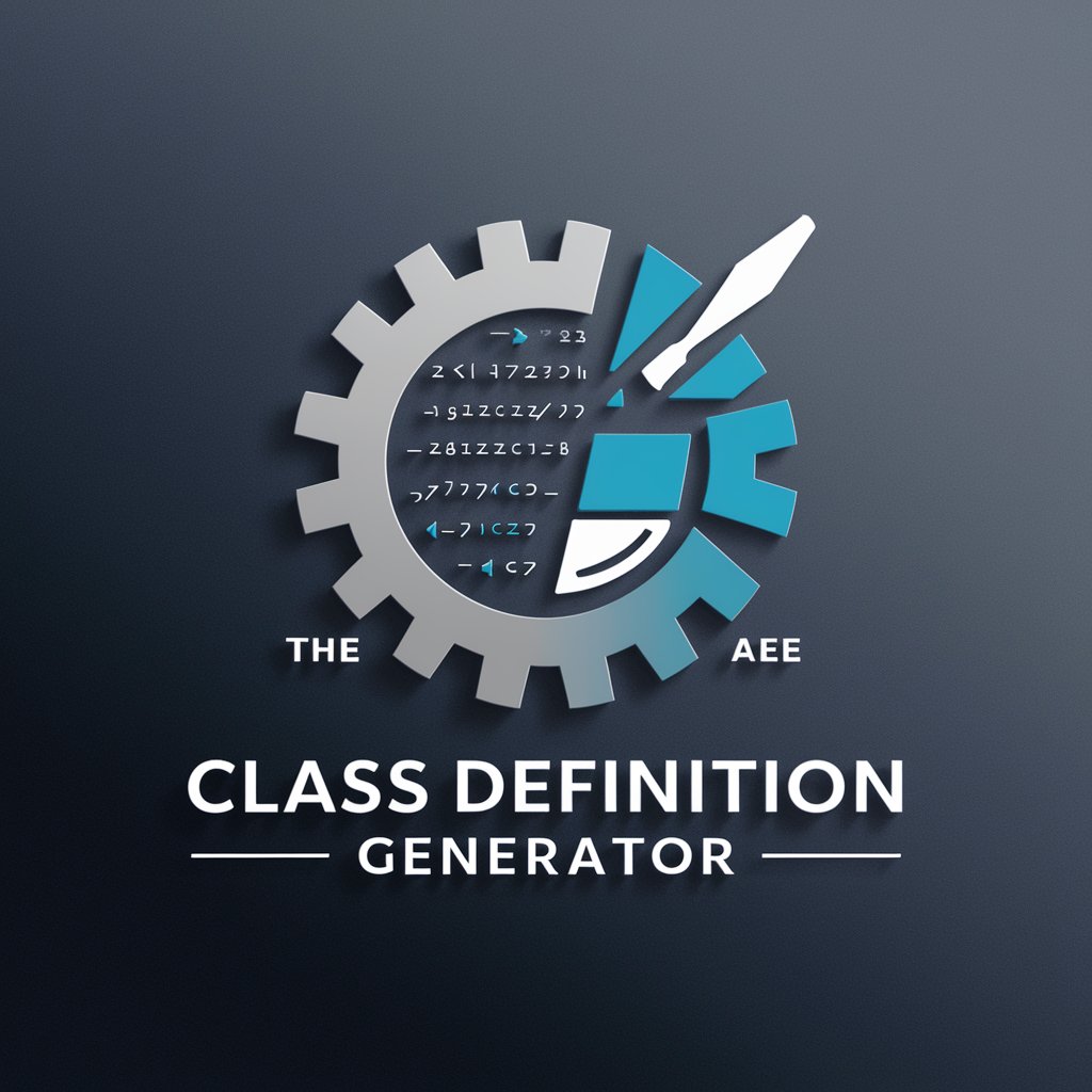 Class Definition Generator