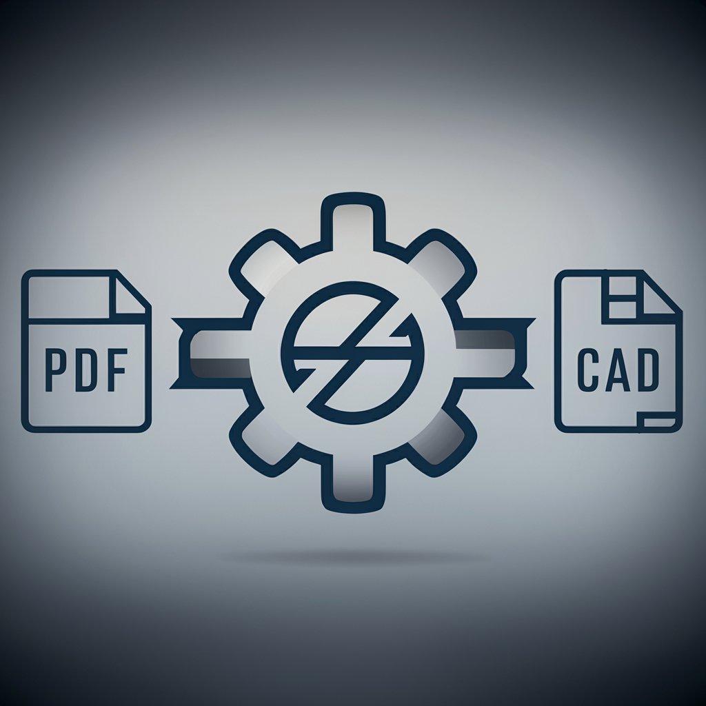 PDF to CAD a DXF Converter in GPT Store