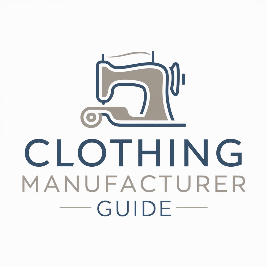 Clothing Manufactuer Guide in GPT Store