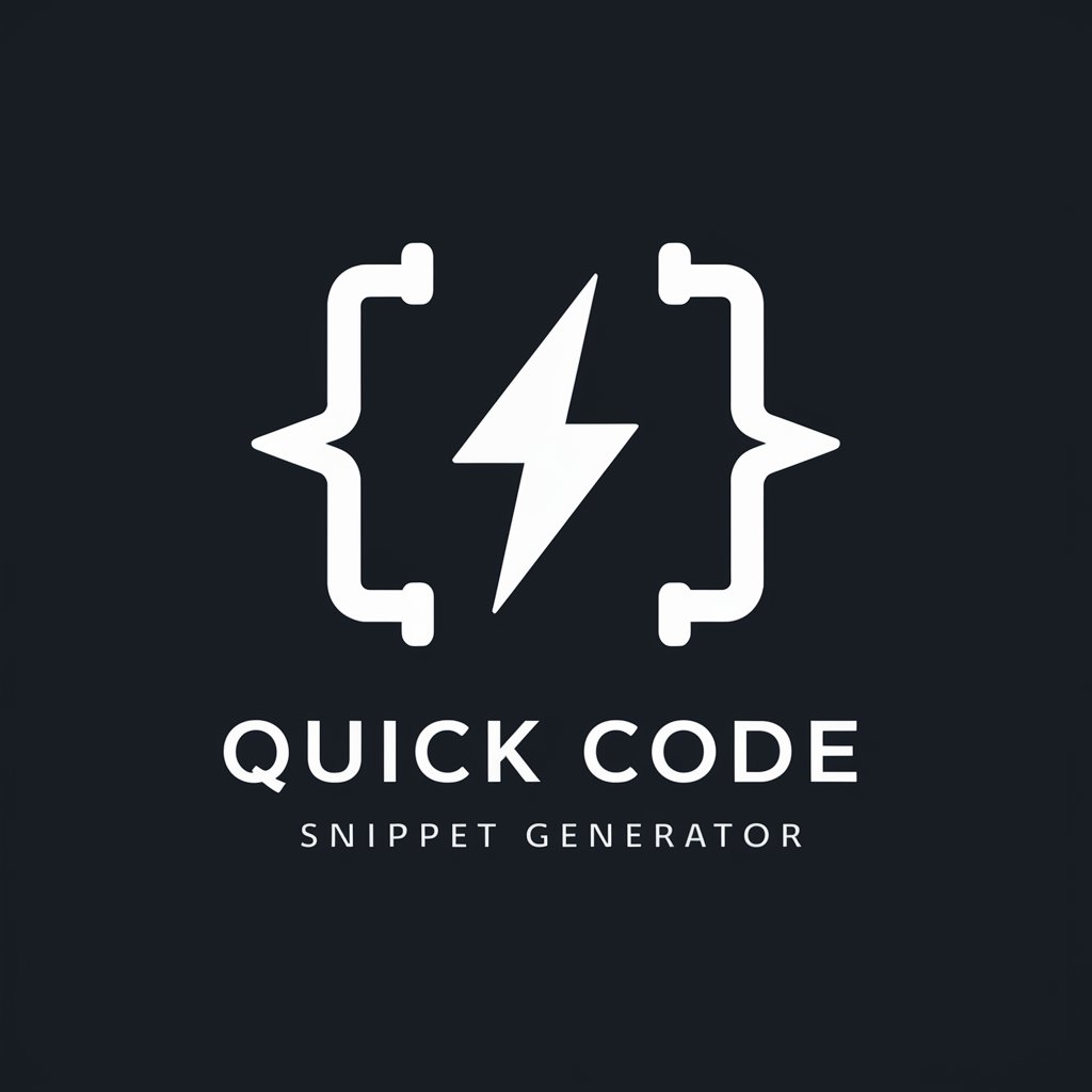 Quick Code Snippet Generator