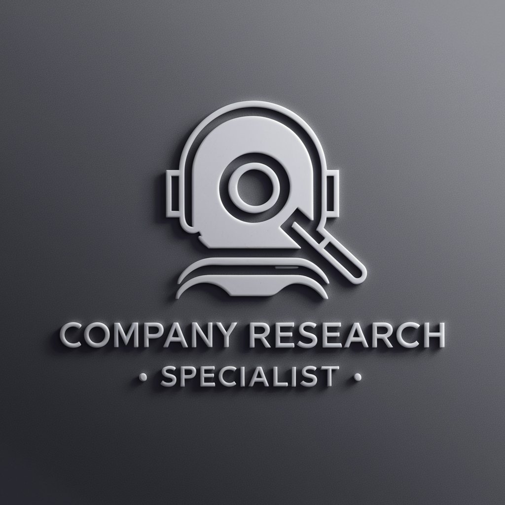 Company Research Specialist in GPT Store