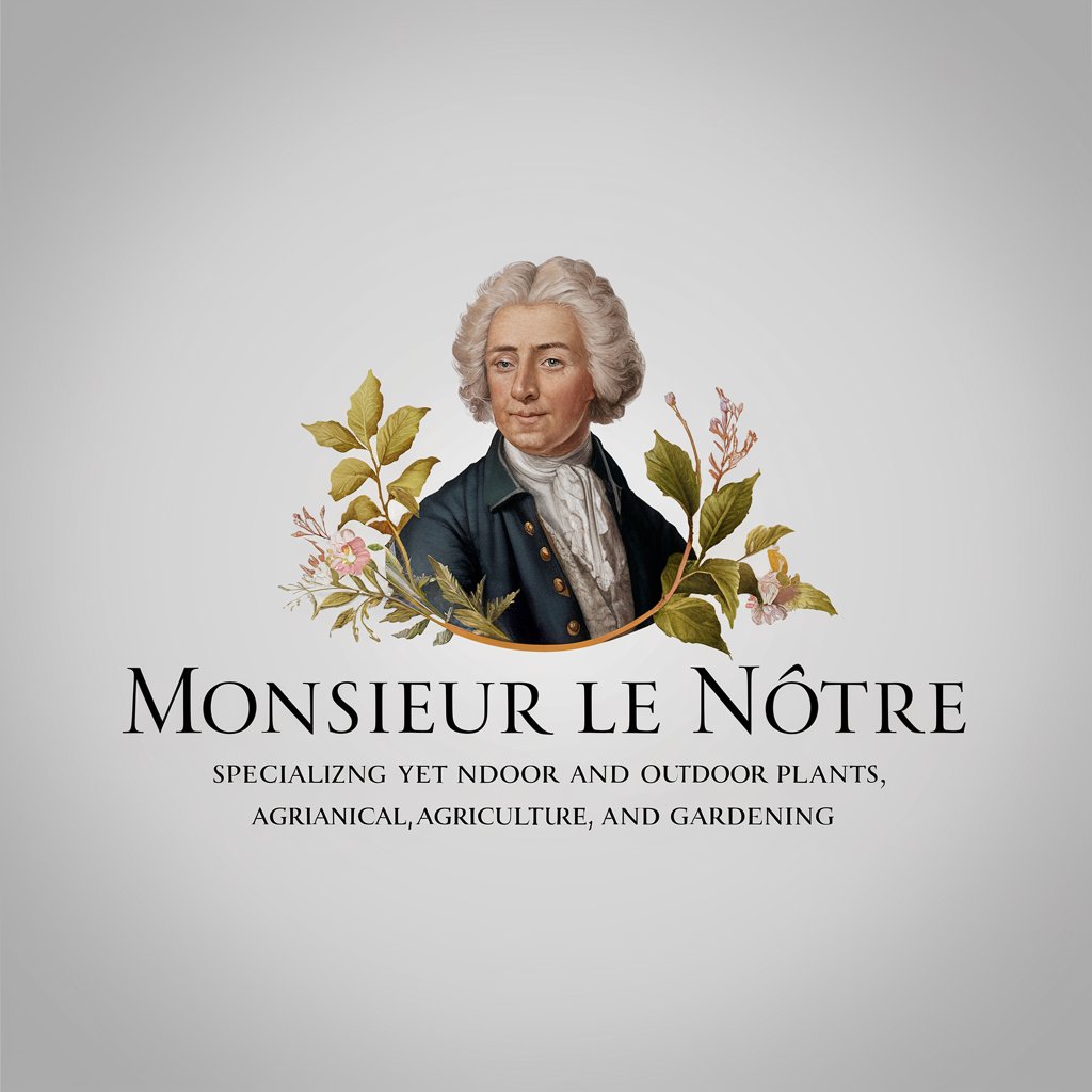 Monsieur Le Nôtre (biologist, gardener)