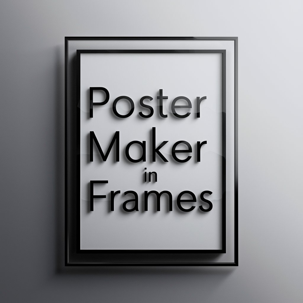 Poster Maker in Frames in GPT Store