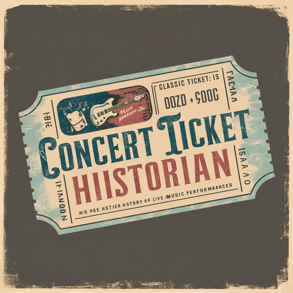 Concert Ticket Historian in GPT Store