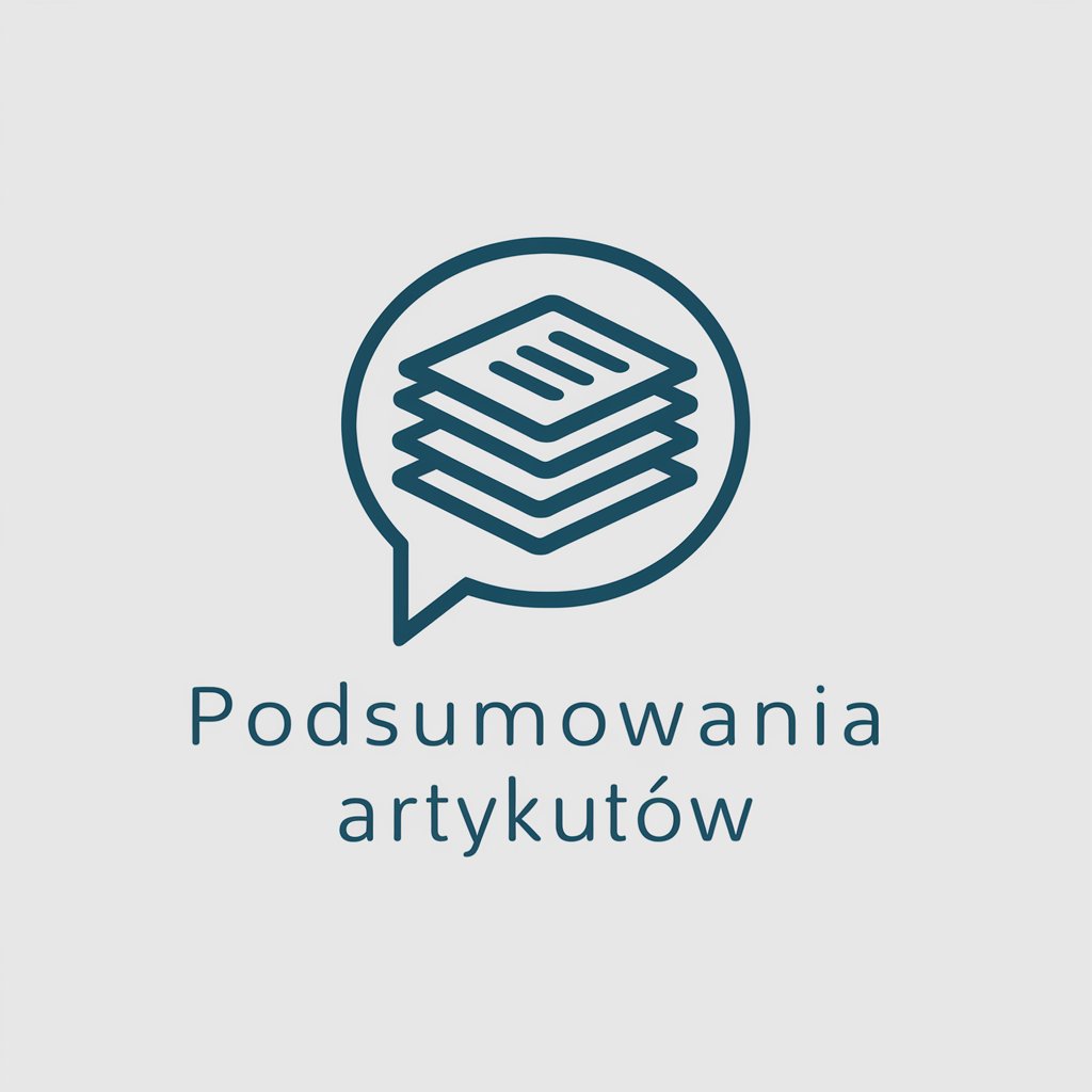 Podsumowania artykułów in GPT Store