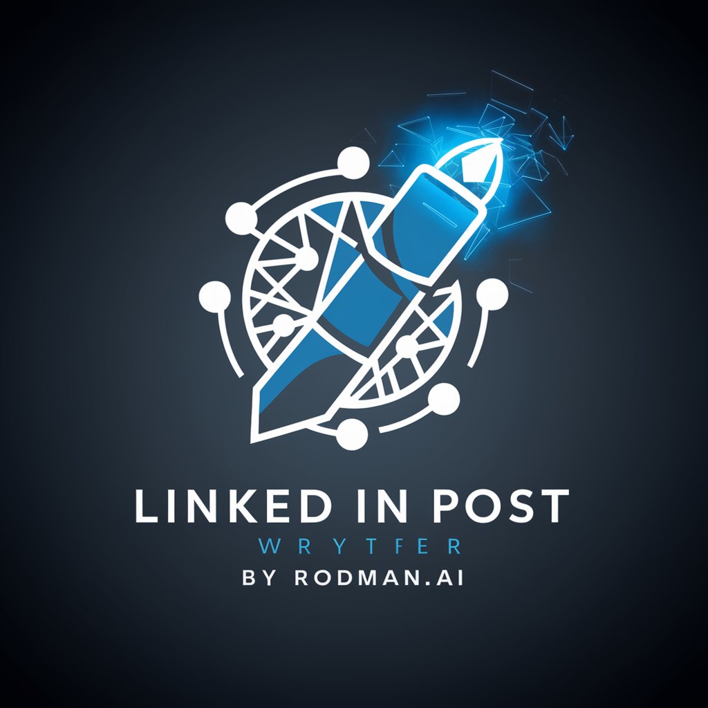 Linked In Post Writer by Rodman.ai in GPT Store