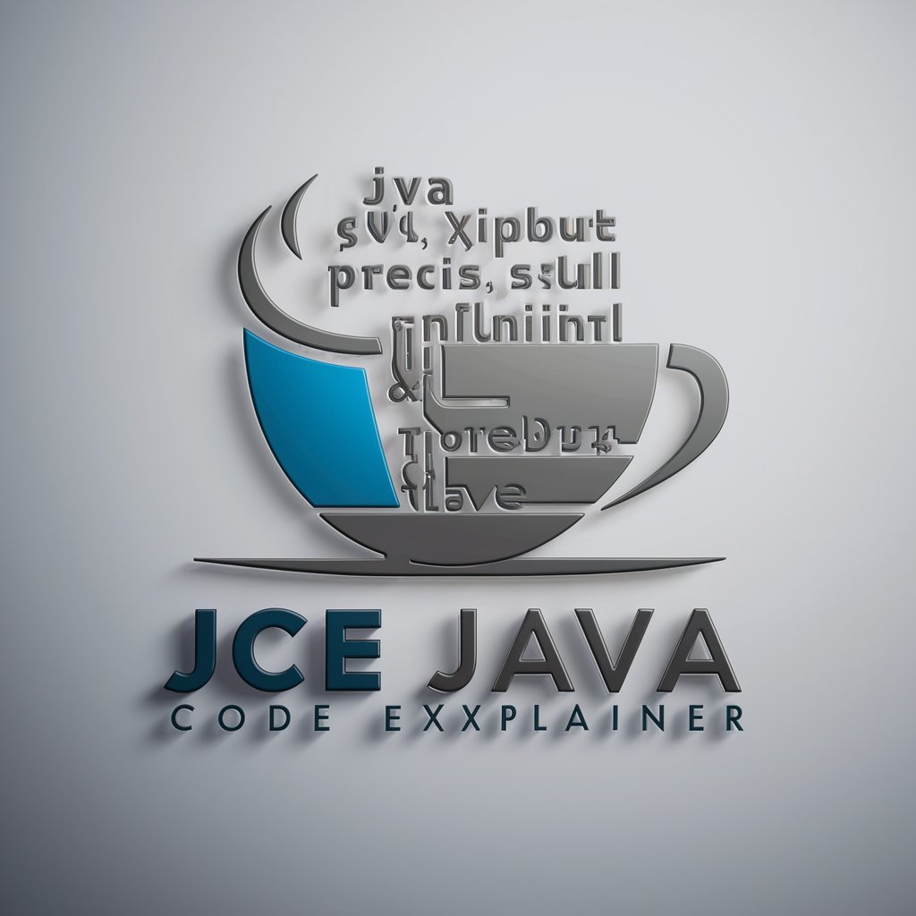 JCE Java Code Explainer in GPT Store
