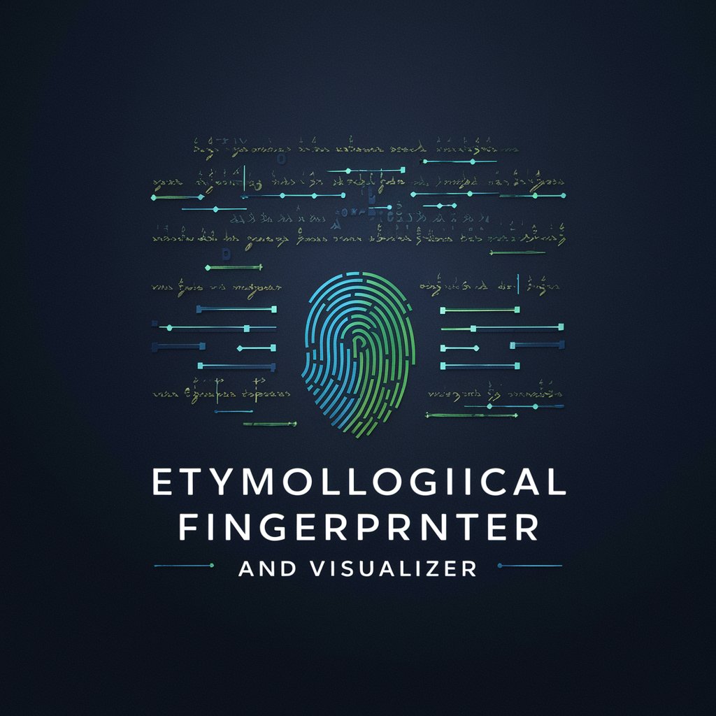 Etymological Fingerprinter and Visualizer