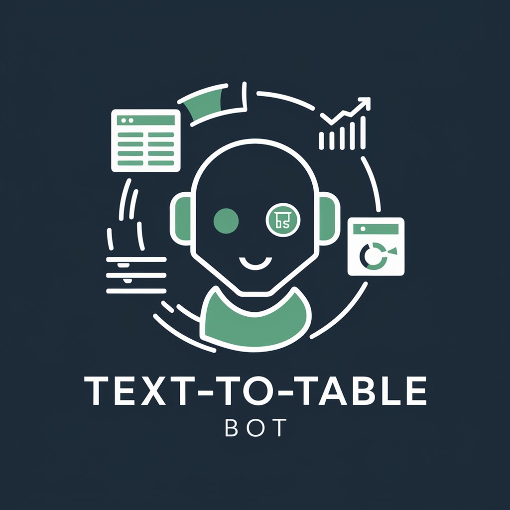 Text-to-Table Bot