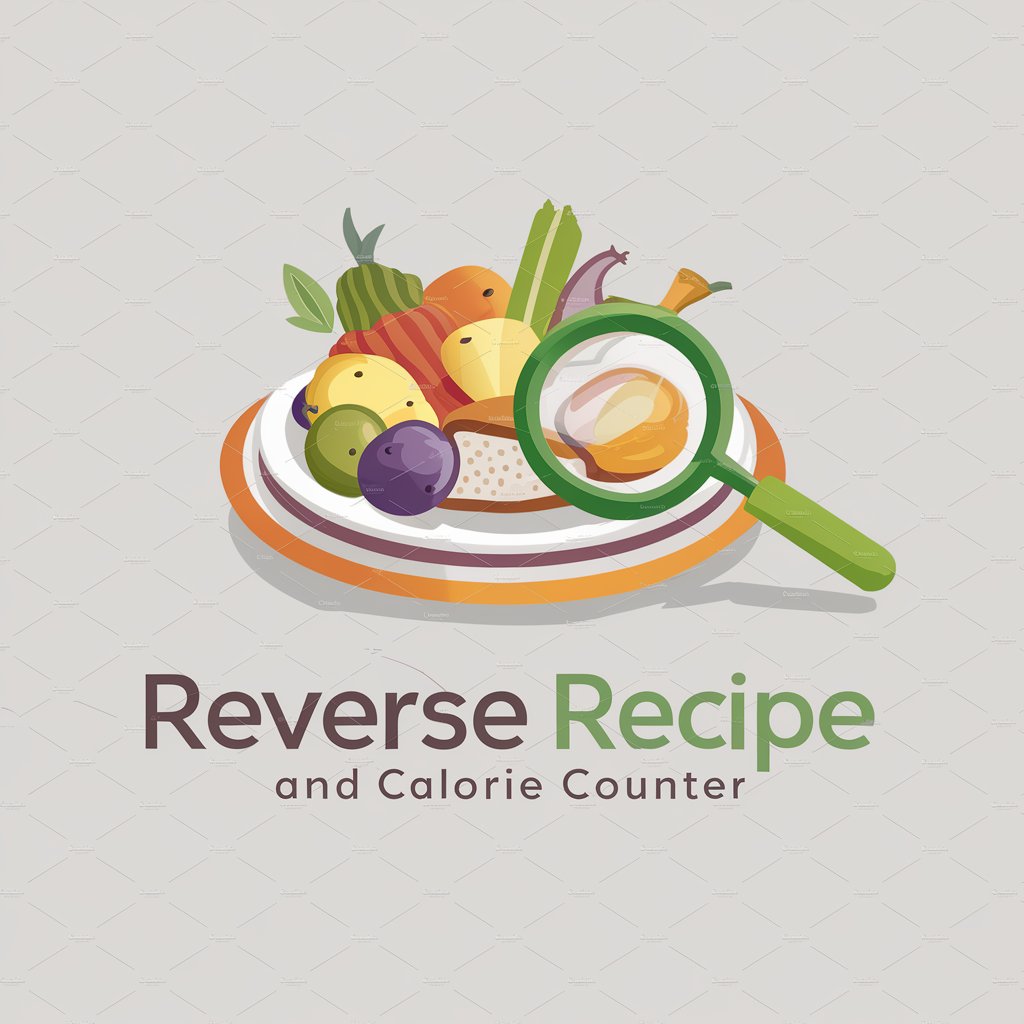 Reverse Recipe and Calorie Counter