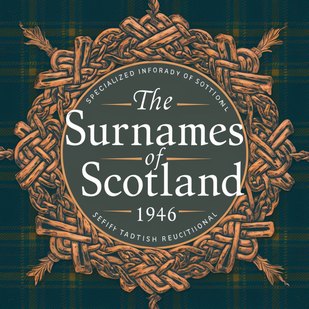 The Surnames of Scotland 1946 in GPT Store