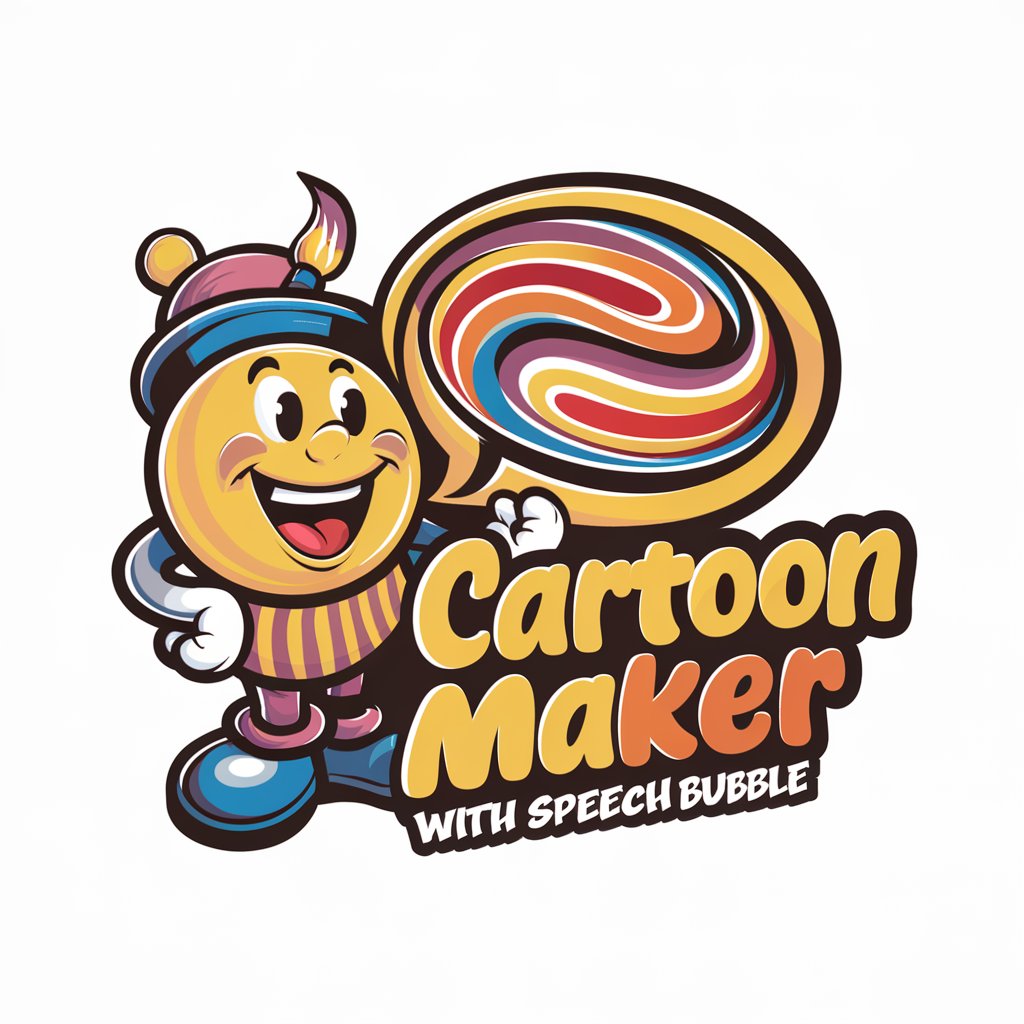 Cartoon Maker with speech bubble