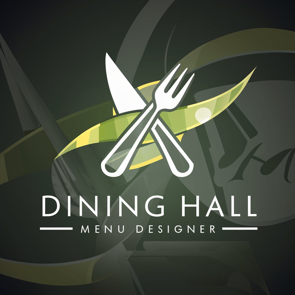 Dining Hall Menu Designer