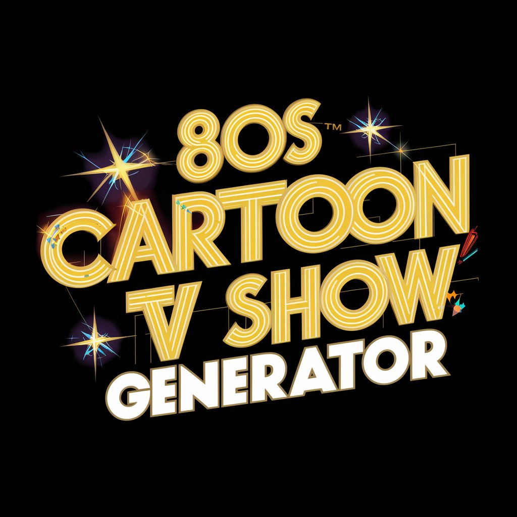 80s Cartoon TV Show Generator in GPT Store